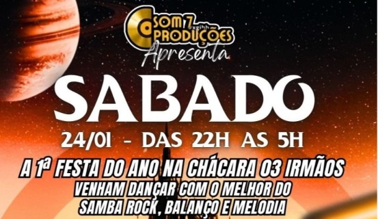 A 1ª FESTA DO ANO NA CHACARA 03 IRMÃOS